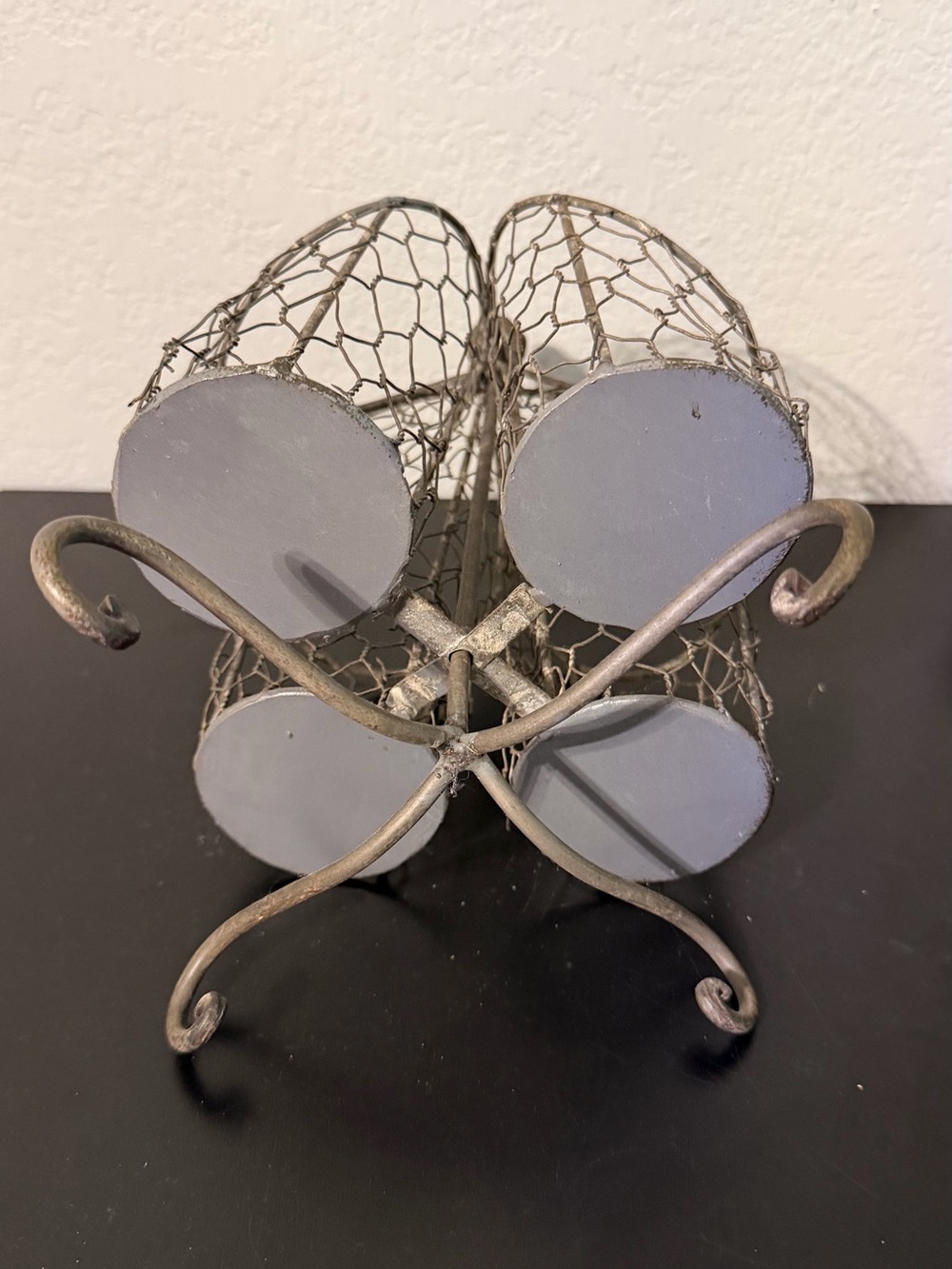 Rustic Wire 4-Tier Rotating Organizer - Wire - Picture 3 of 4
